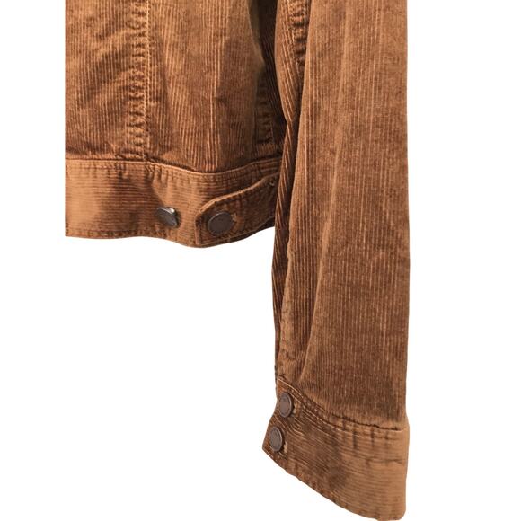 Paige Womens Brown Corduroy Button Down Jacket Size Large - Picture 5 of 8